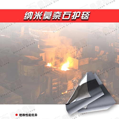納米莫奈石護(hù)毯——1400°C高溫?zé)o畏！冶金噴濺克星，定制防護(hù)新標(biāo)桿